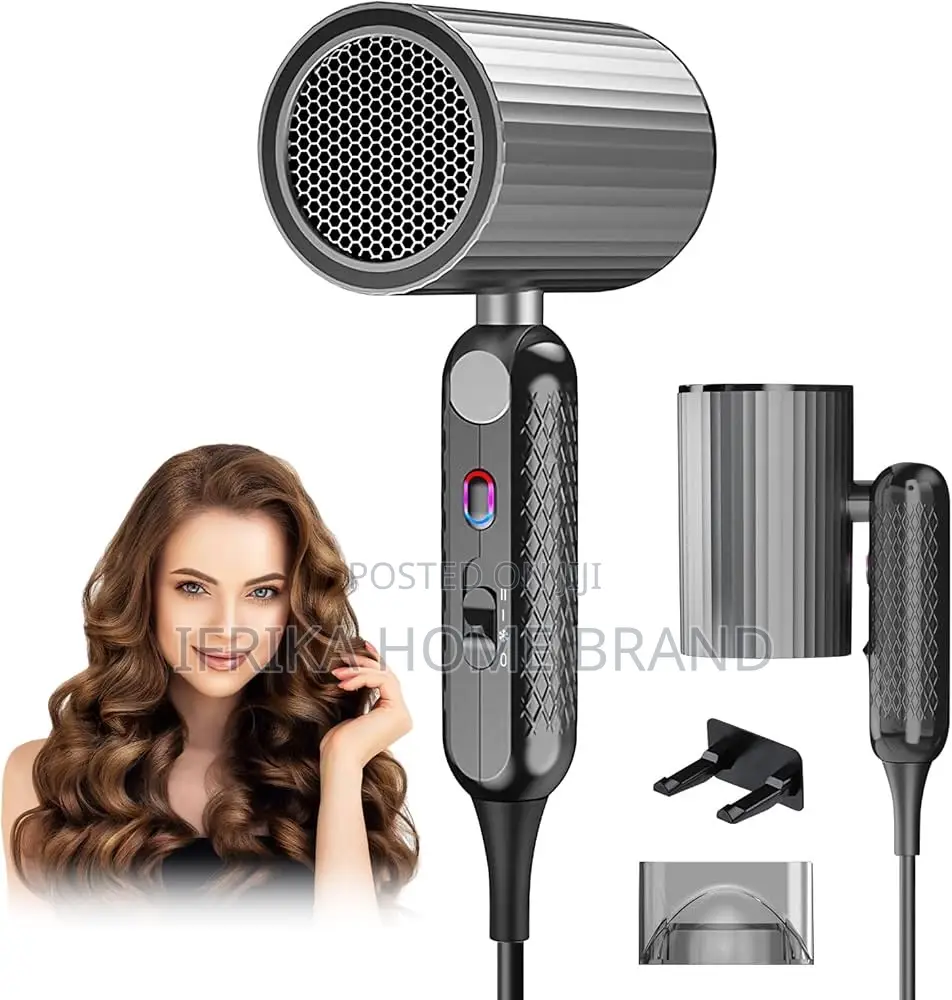 Professional 1800 Ionic Hair Dryer Foldable