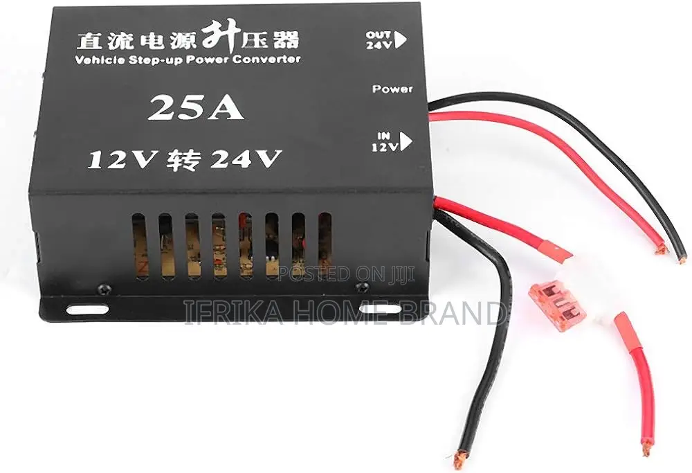 25a 12v to 24v Voltage Converter Car Power Supply Step‐Up