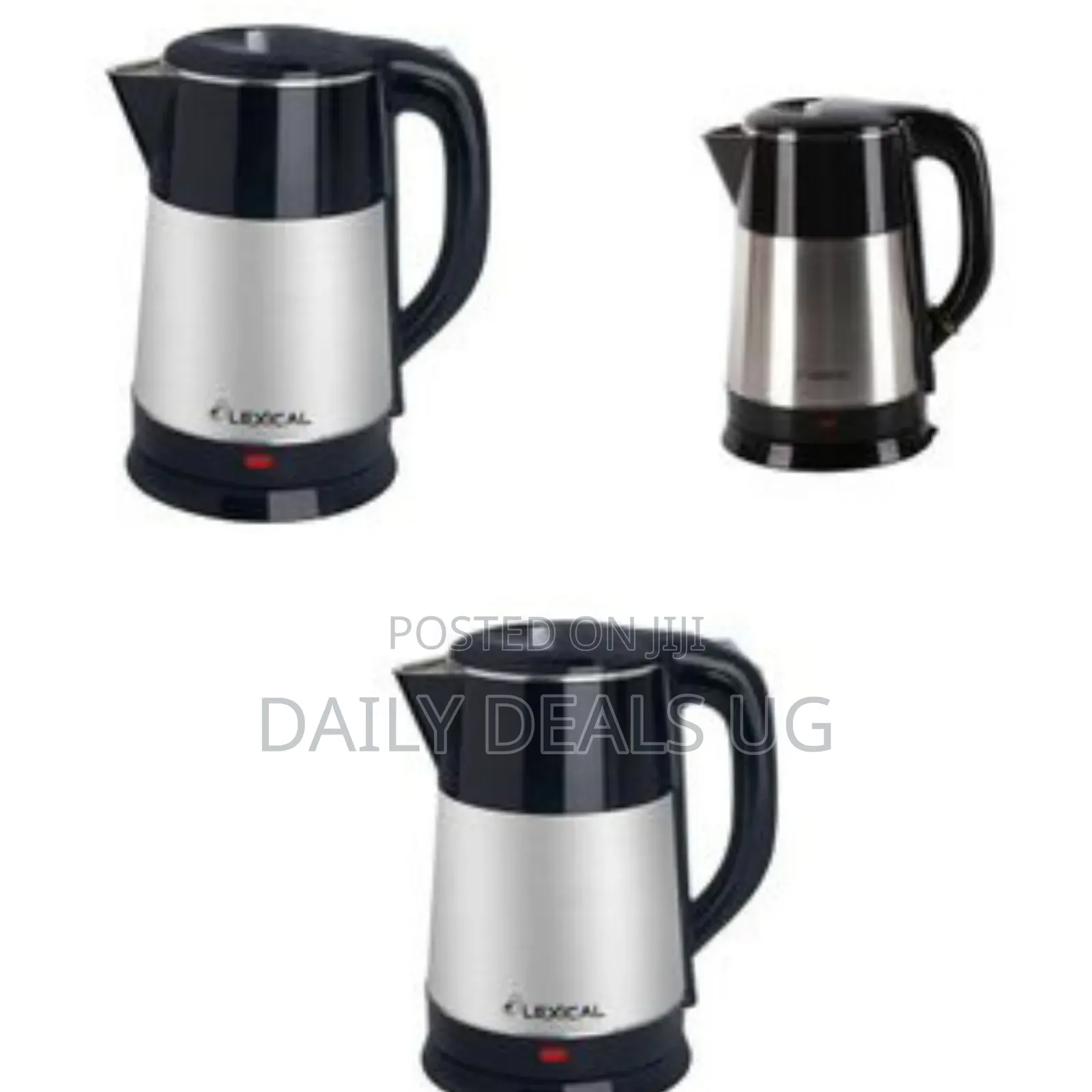 Lexical Efficient Electric Kettle With Stainless Steel Body-Multicolor