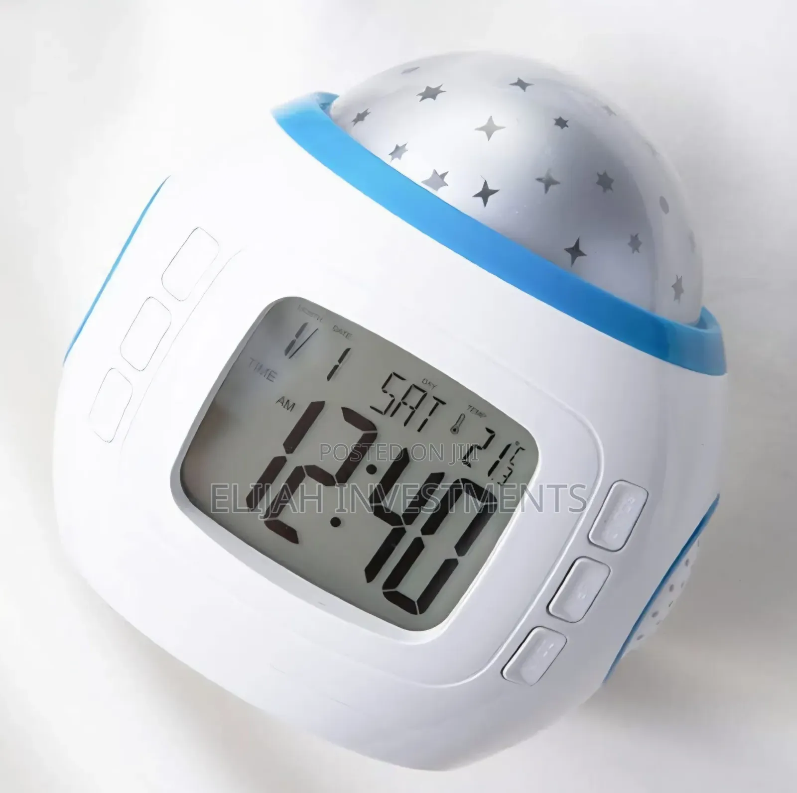 Music and Starry Sky Calendar Projection Alarm Clock