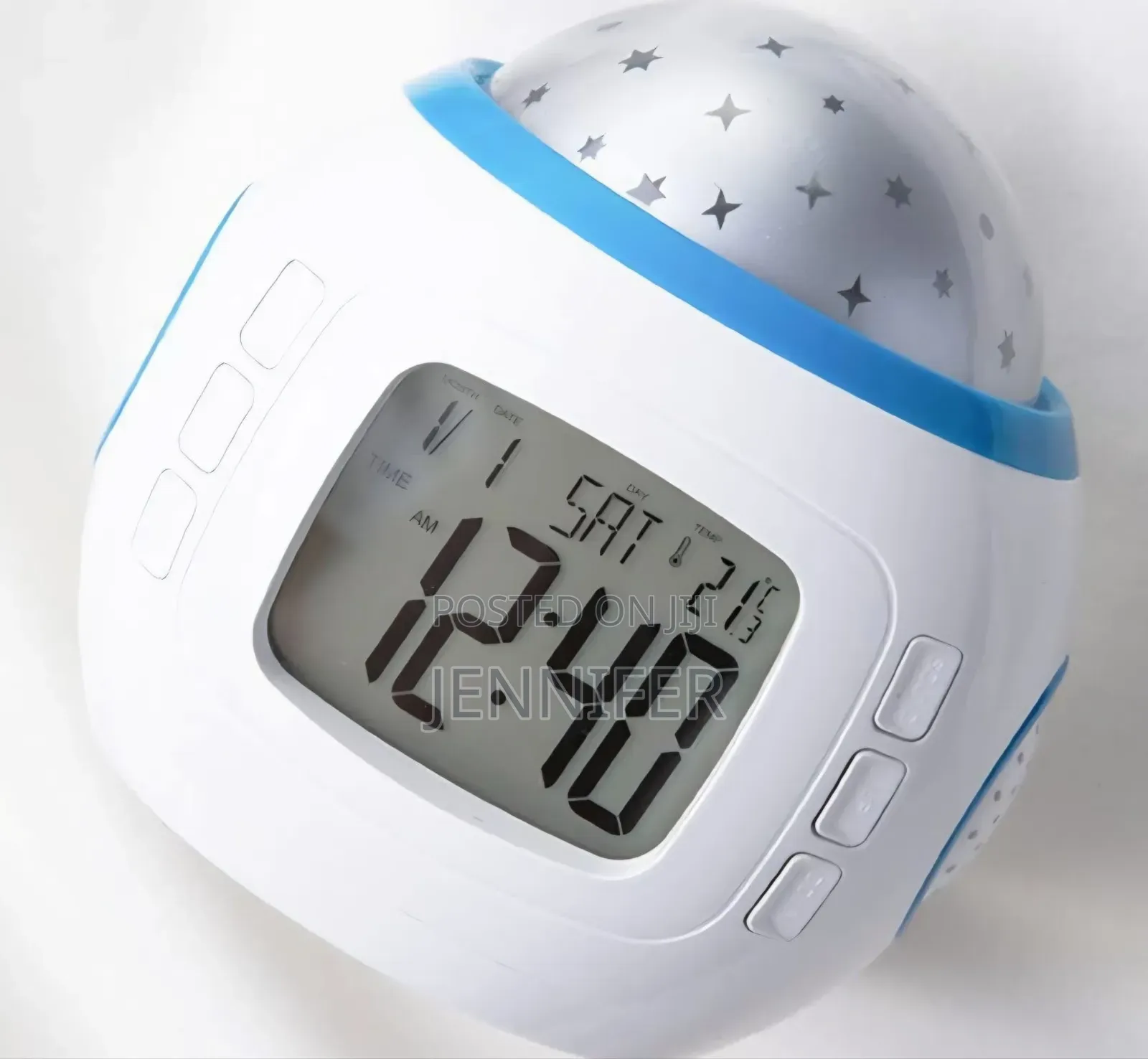 Music and Starry Sky Calendar Projection Alarm Clock