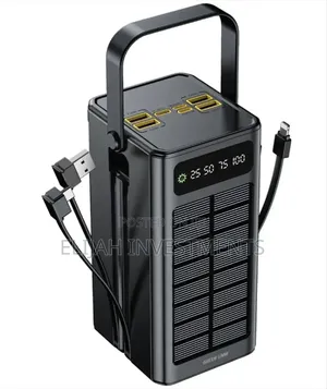 Green Lion Solar X 60000mah Power Bank Pd 20w - Black