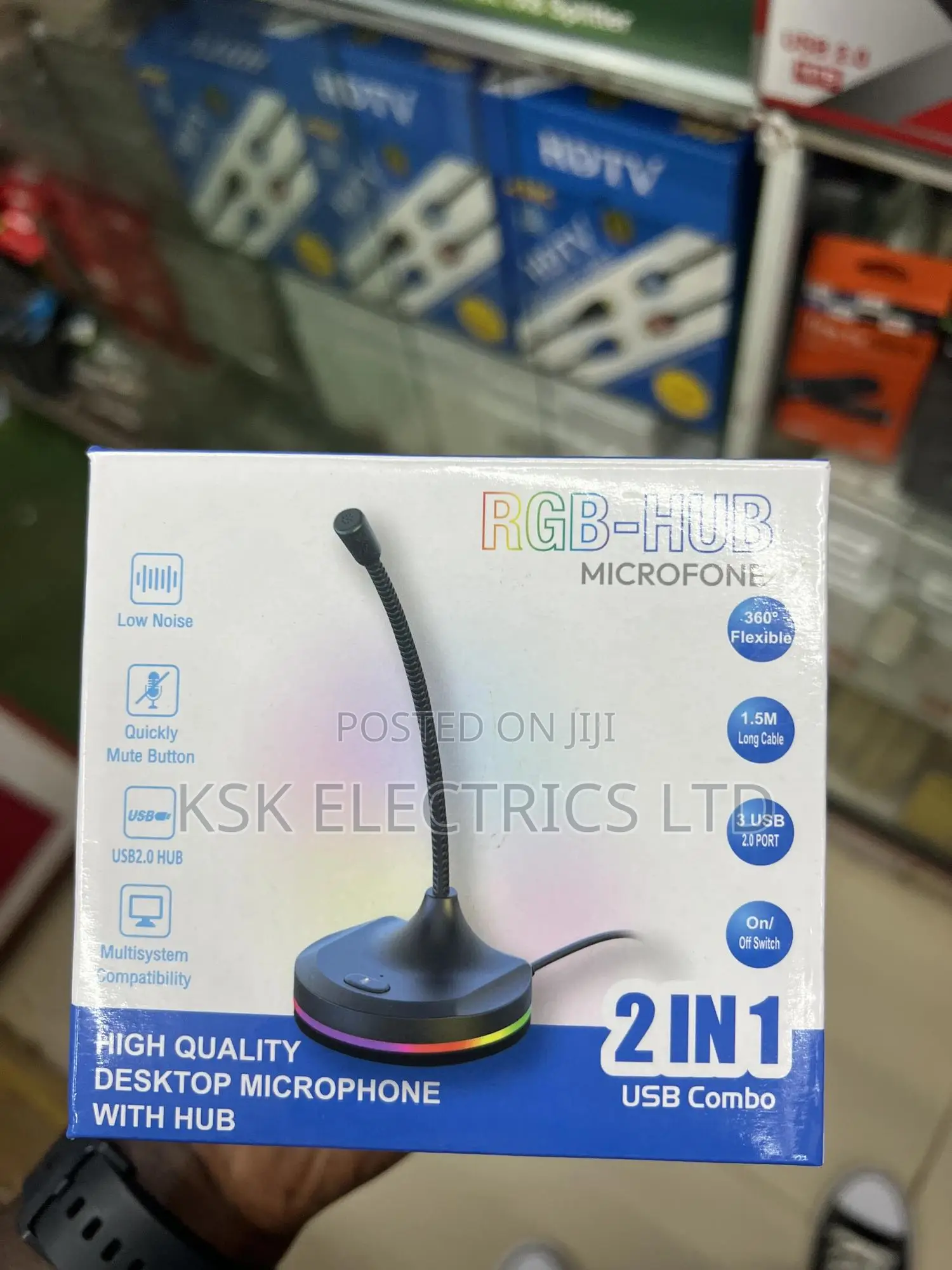 Microphone With Hub