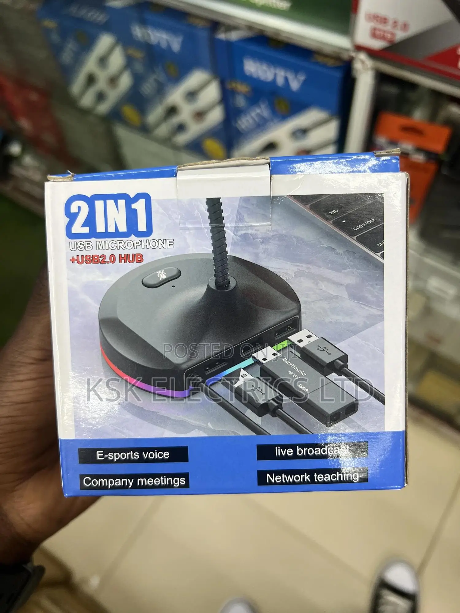 Microphone With Hub