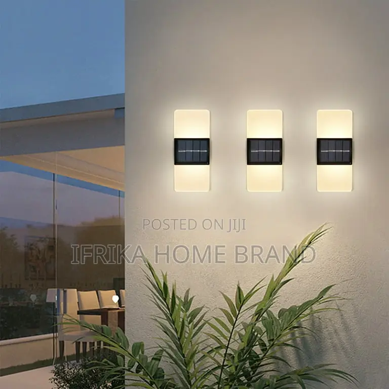 Solar Porch and Patio Lights, Outdoor Waterproof Wall Lantern Solar
