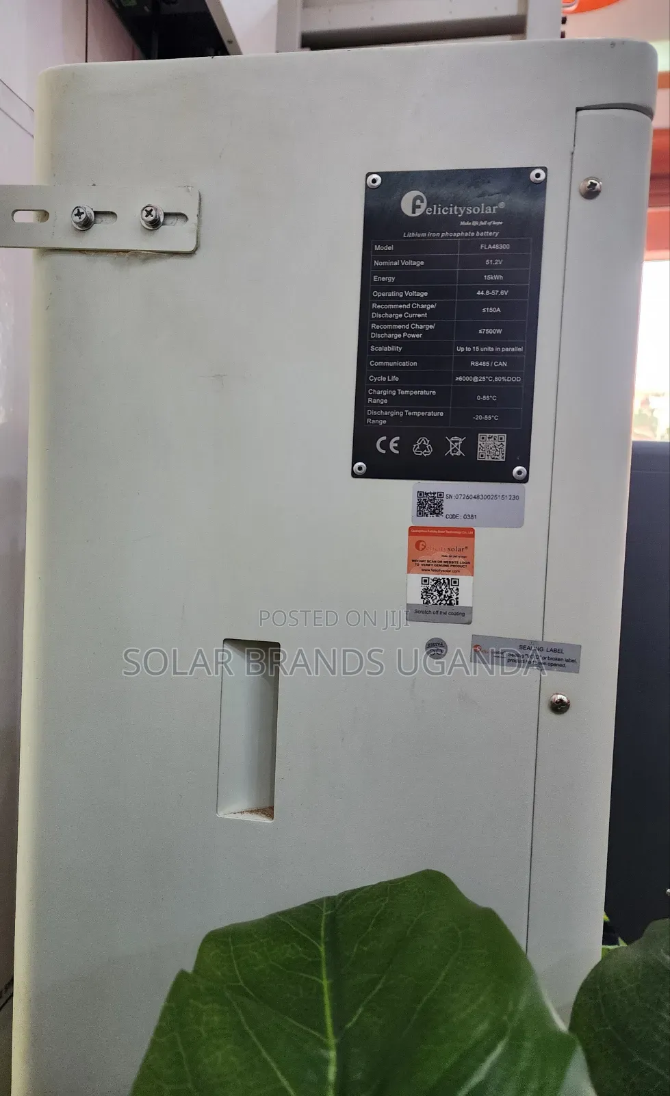 15kw Felicity Solar Lithium Ion Battery