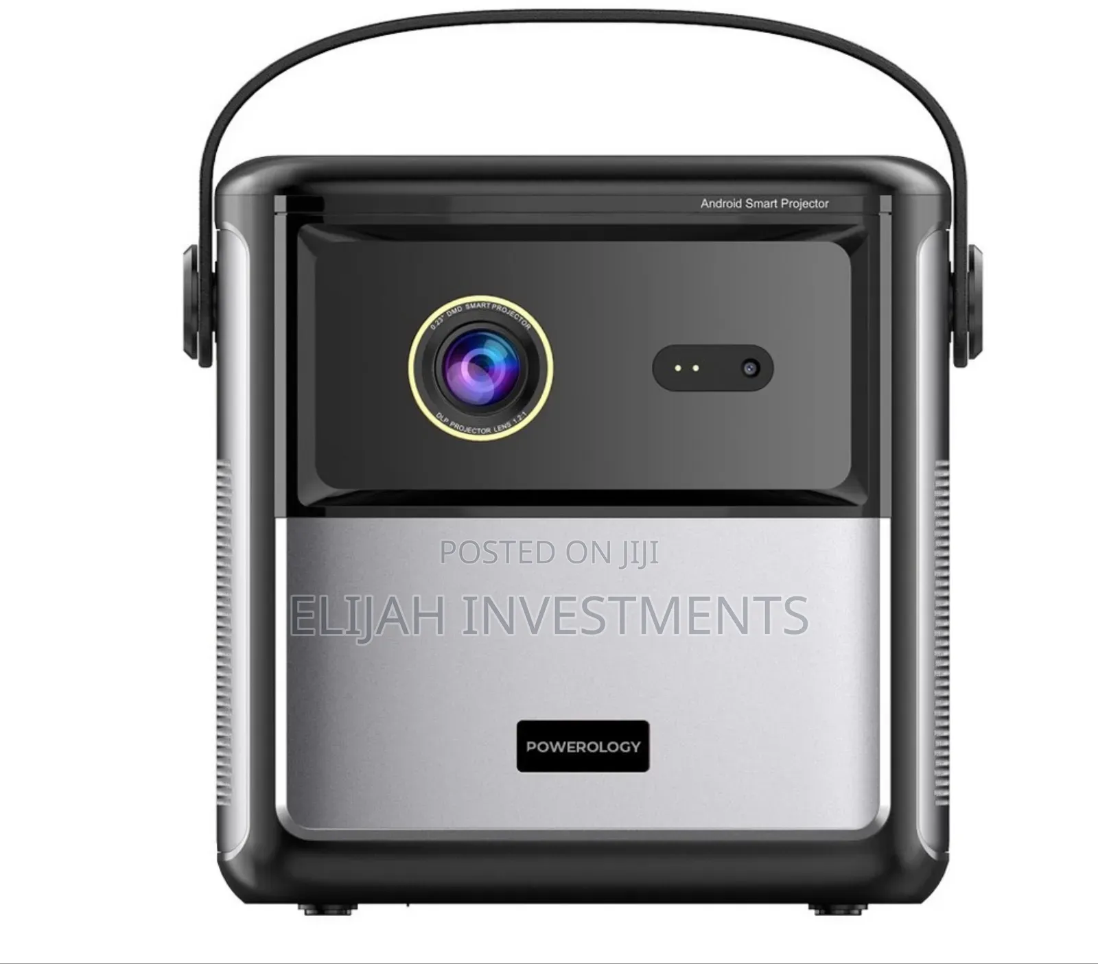 Powerology Starbeam 100" Google DLP Rechargeable Projector - Black
