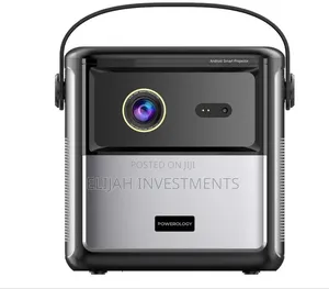 Powerology Starbeam 100" Google DLP Rechargeable Projector - Black