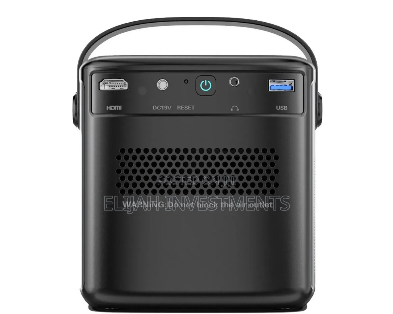 Powerology Starbeam 100" Google DLP Rechargeable Projector - Black