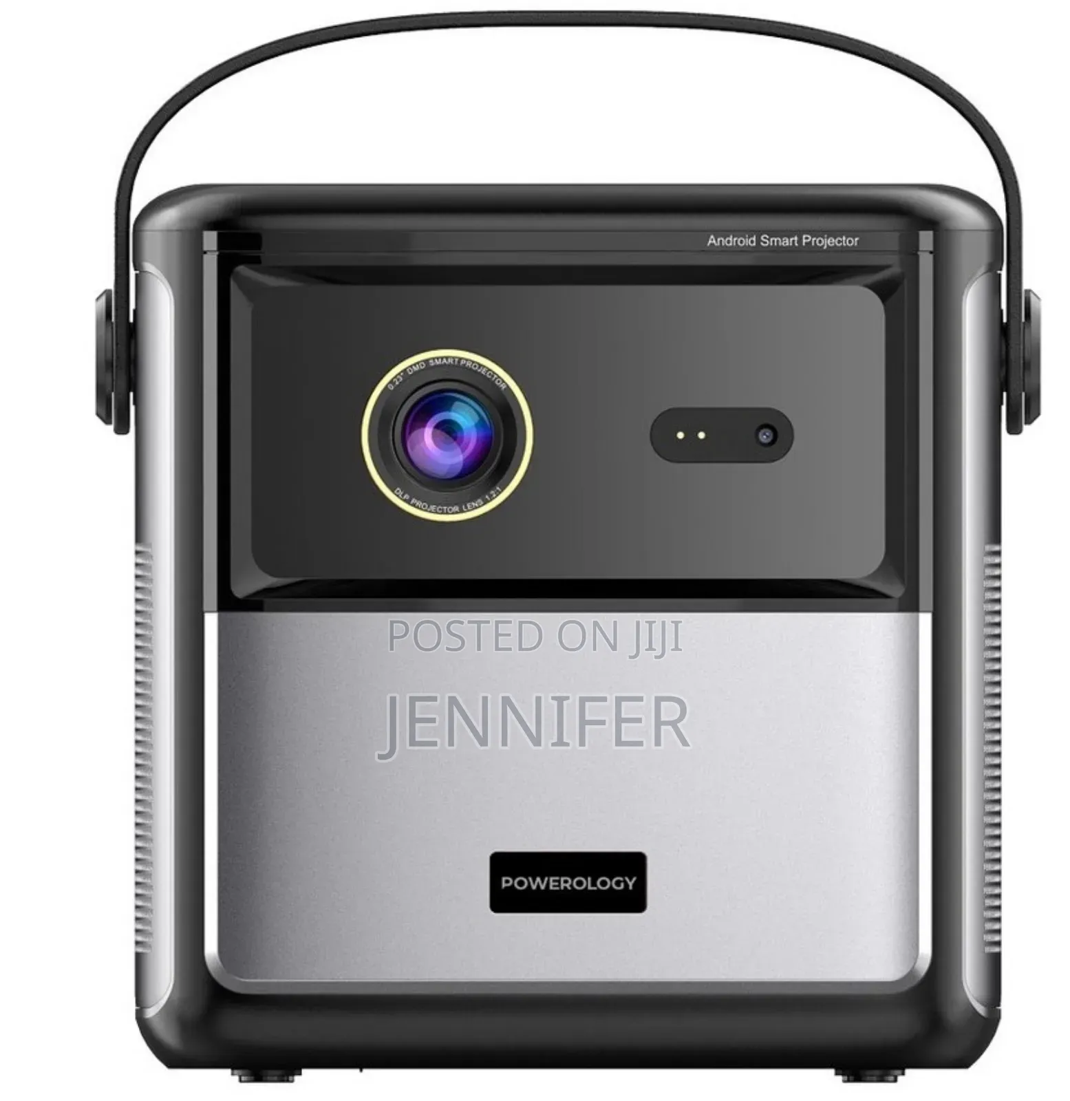 Powerology Starbeam 100" Google DLP Rechargeable Projector - Black