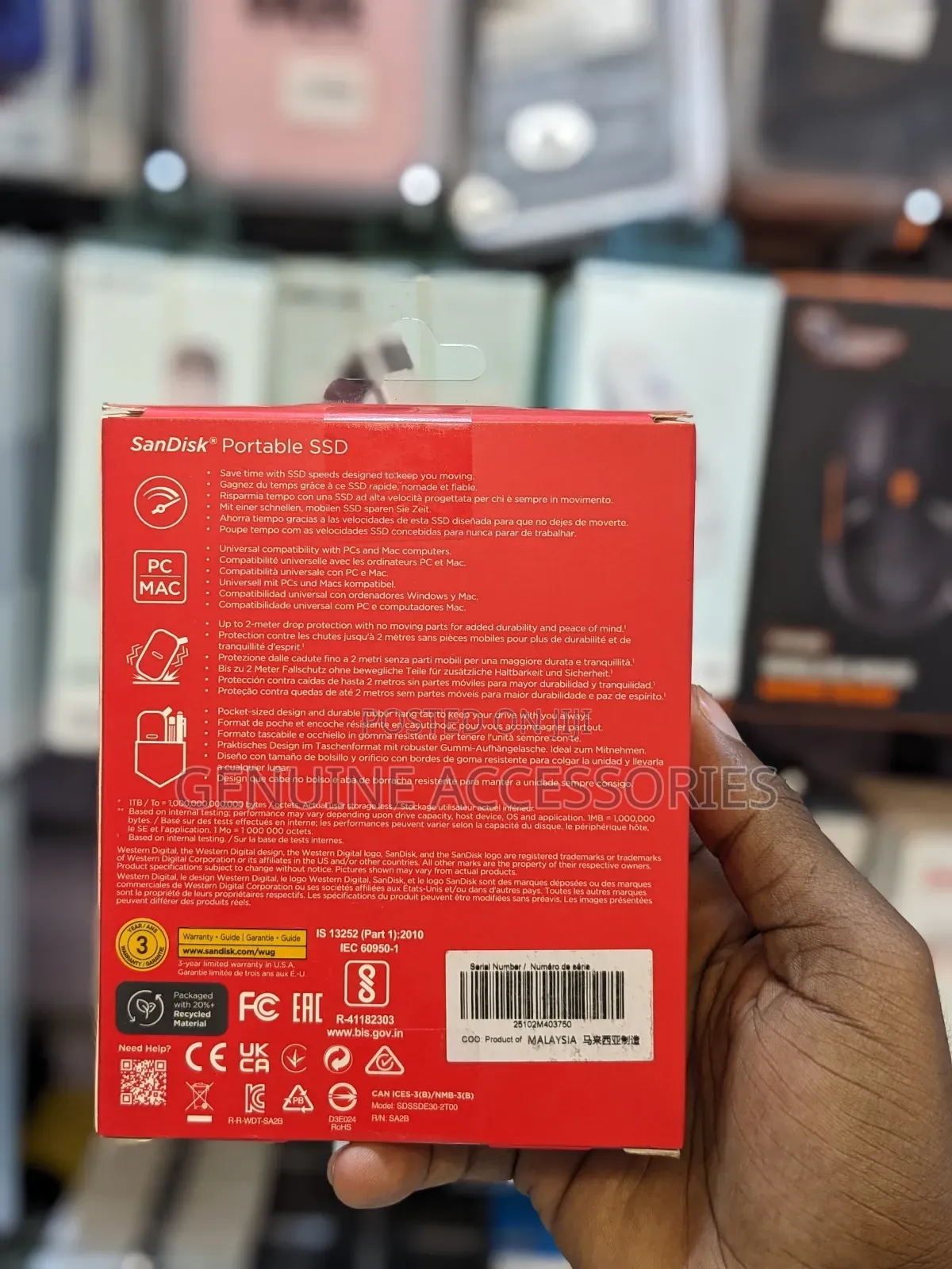 San Disk Portable SSD 2tb