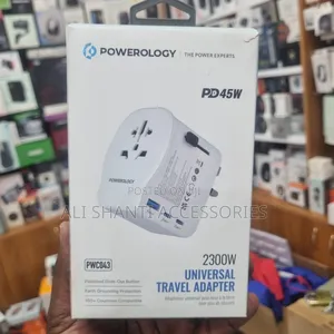 2300w Powerology Universal Travel Adapter Pd 45w