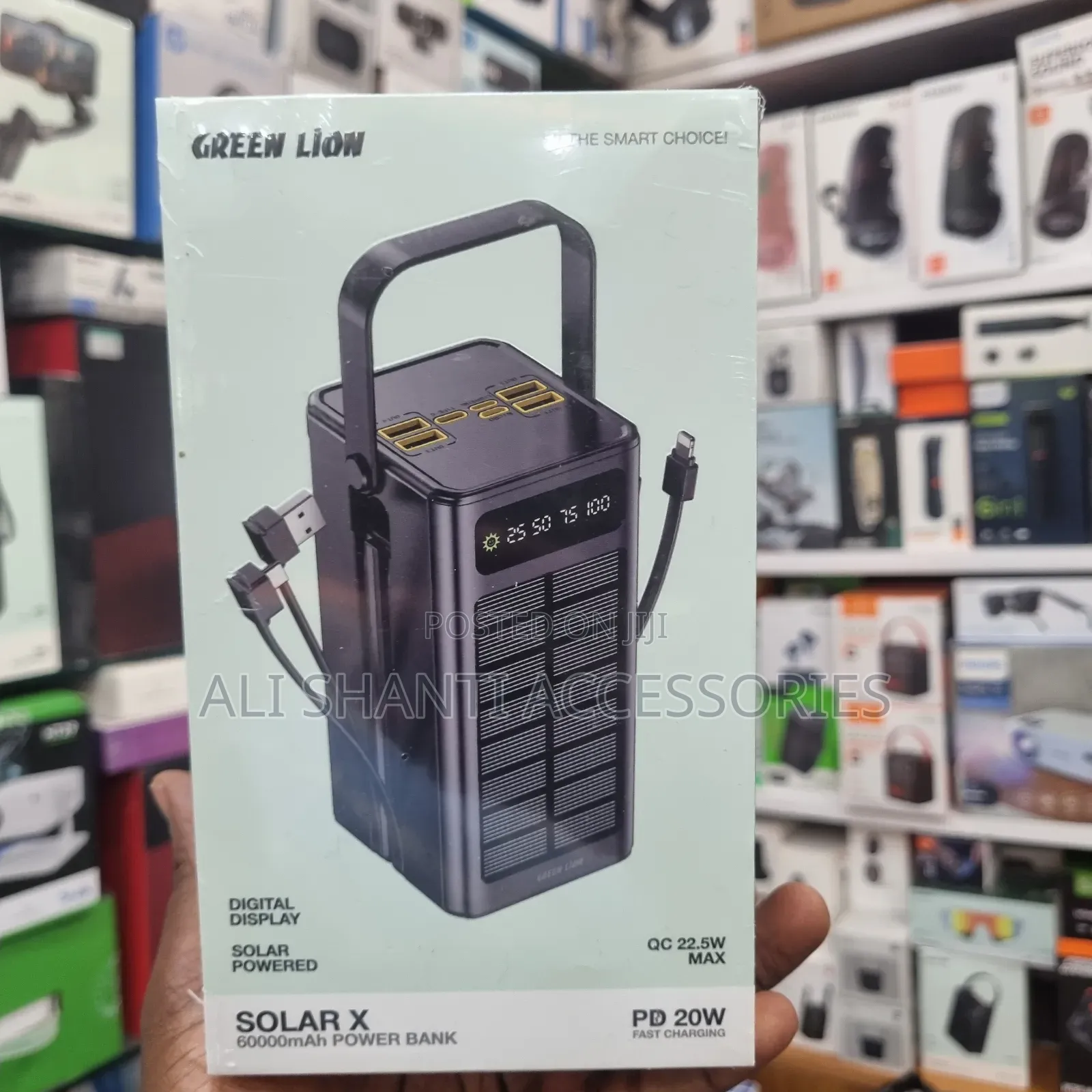 Greenlion Solar X 60000mah Digital Display Power Bank