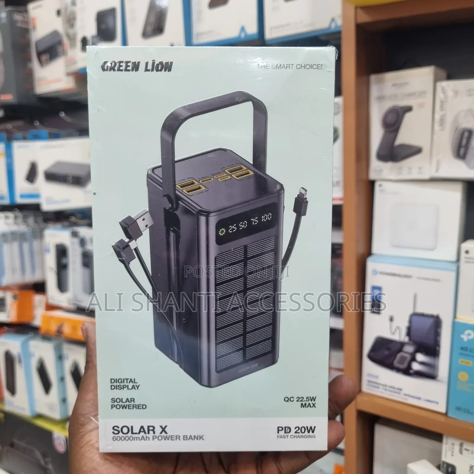 Greenlion Solar X 60000mah Digital Display Power Bank