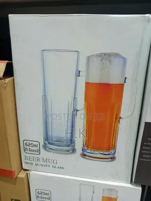 12pcs High-Quality Glass Beer Mugs.