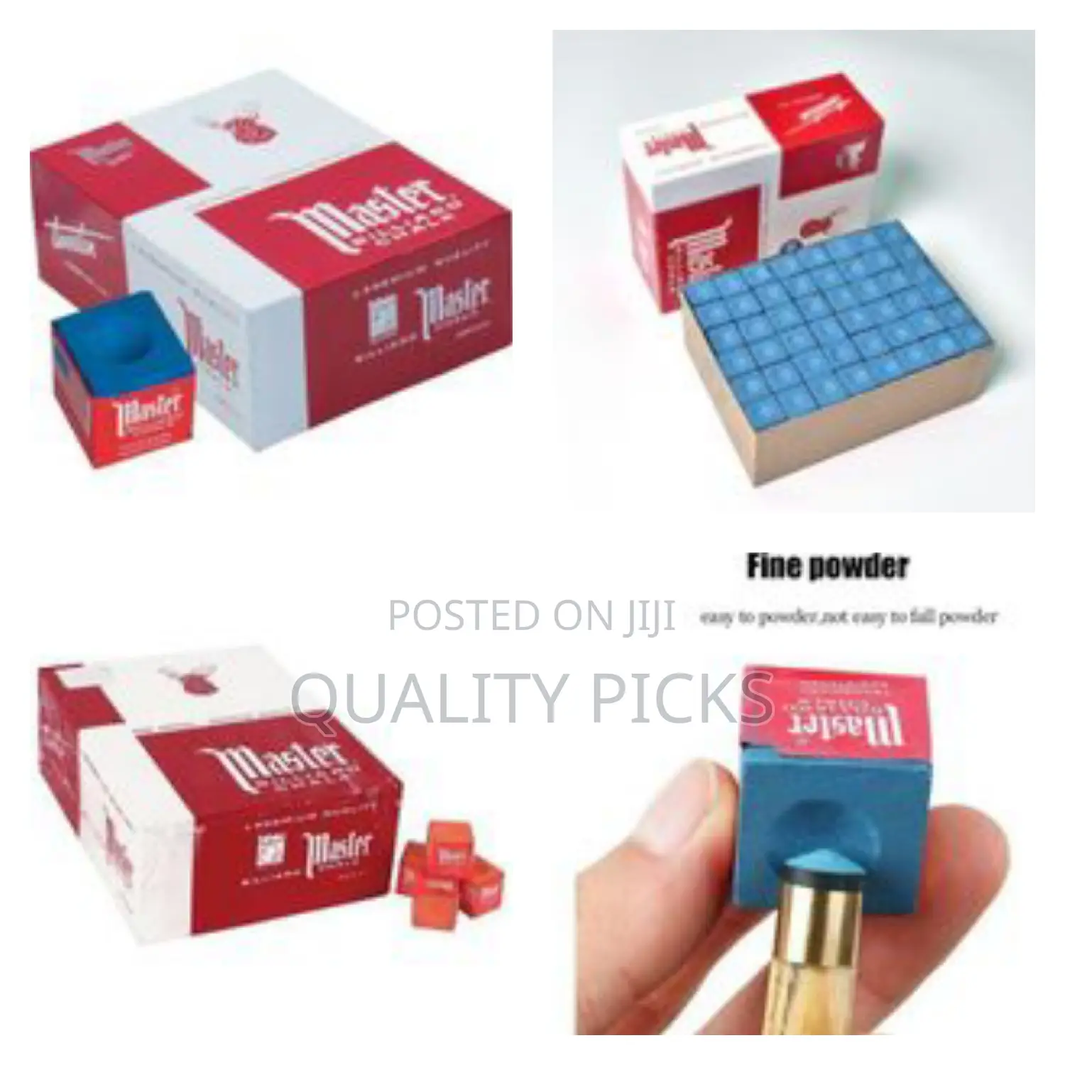 Master Billiard Cue Chalk - Premium Quality