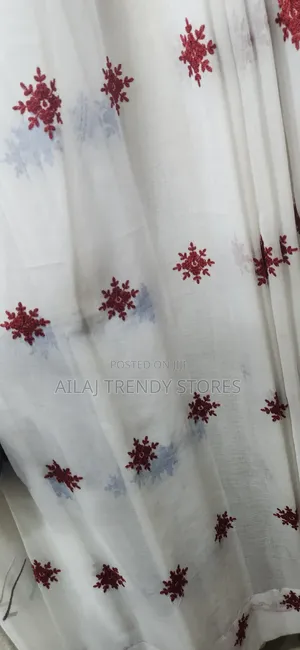 Maroon -Blue Sheers Per Metre