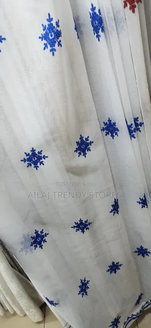 Maroon -Blue Sheers Per Metre