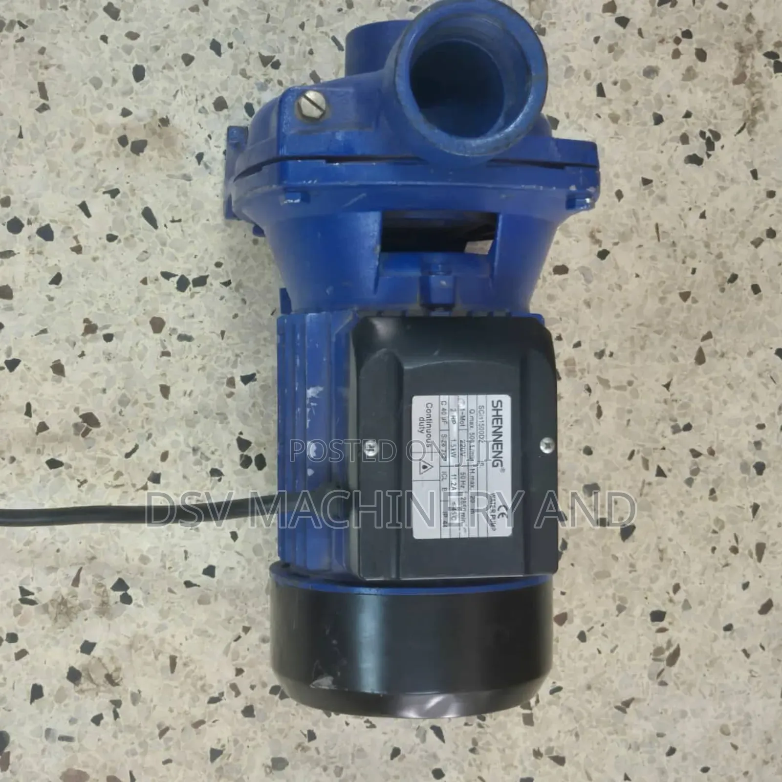 2" 1.5kw 2hp 500litres Per Minute Single Phase Booster Pump