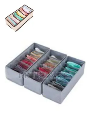 Multi-Compartment Fabric Drawer Organizer