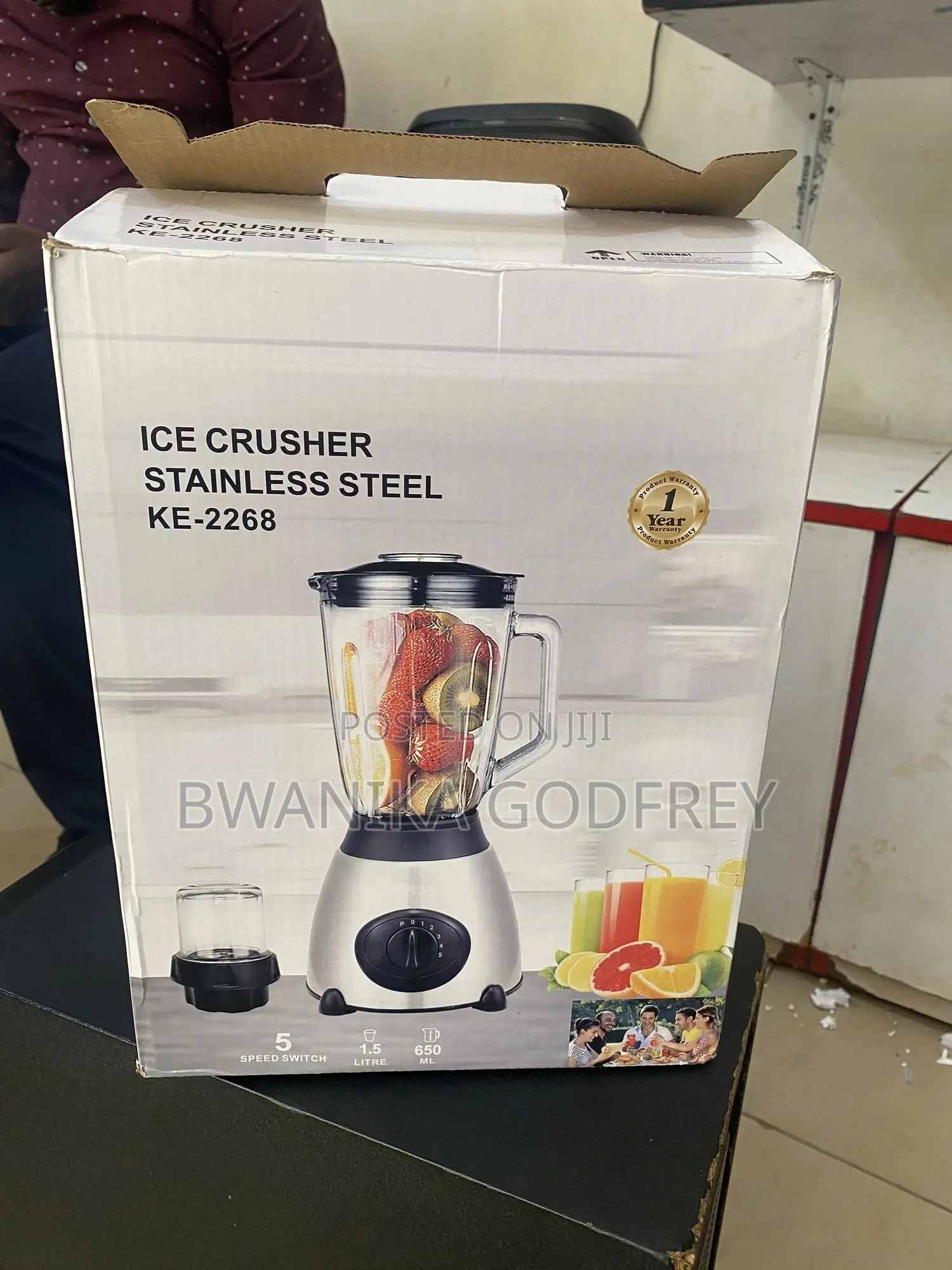 Ken Wood Blender With Glass