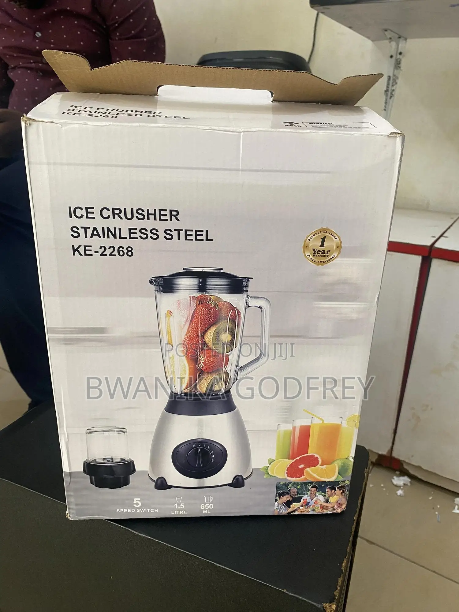 Ken Wood Blender With Glass