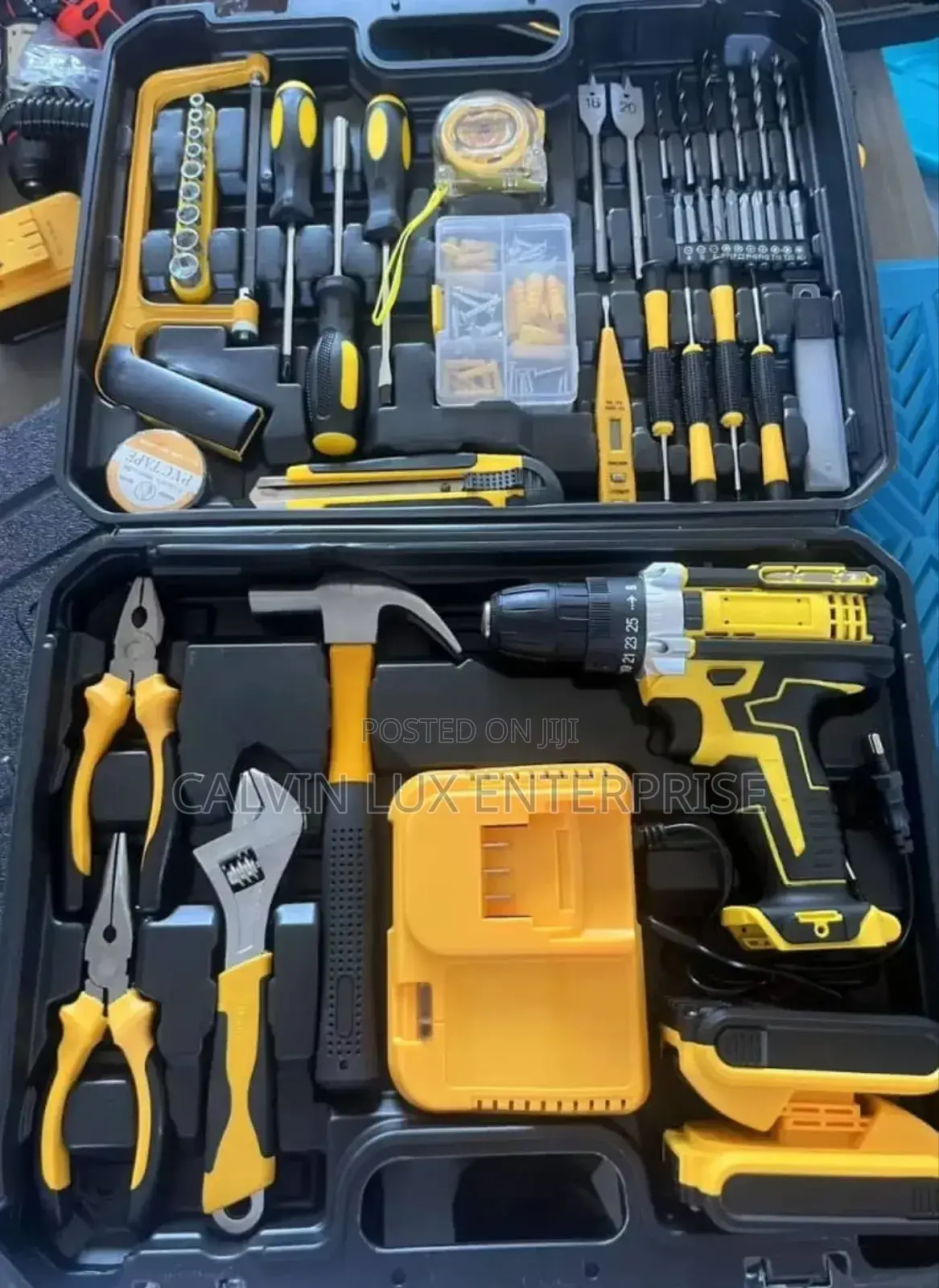 Cordless Drill Complete Home Tool Box