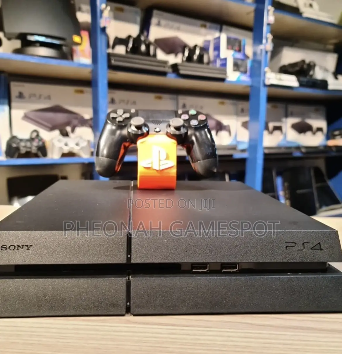 Ps4 Smooth Performance Console With 2 Controllers and 12 Games.