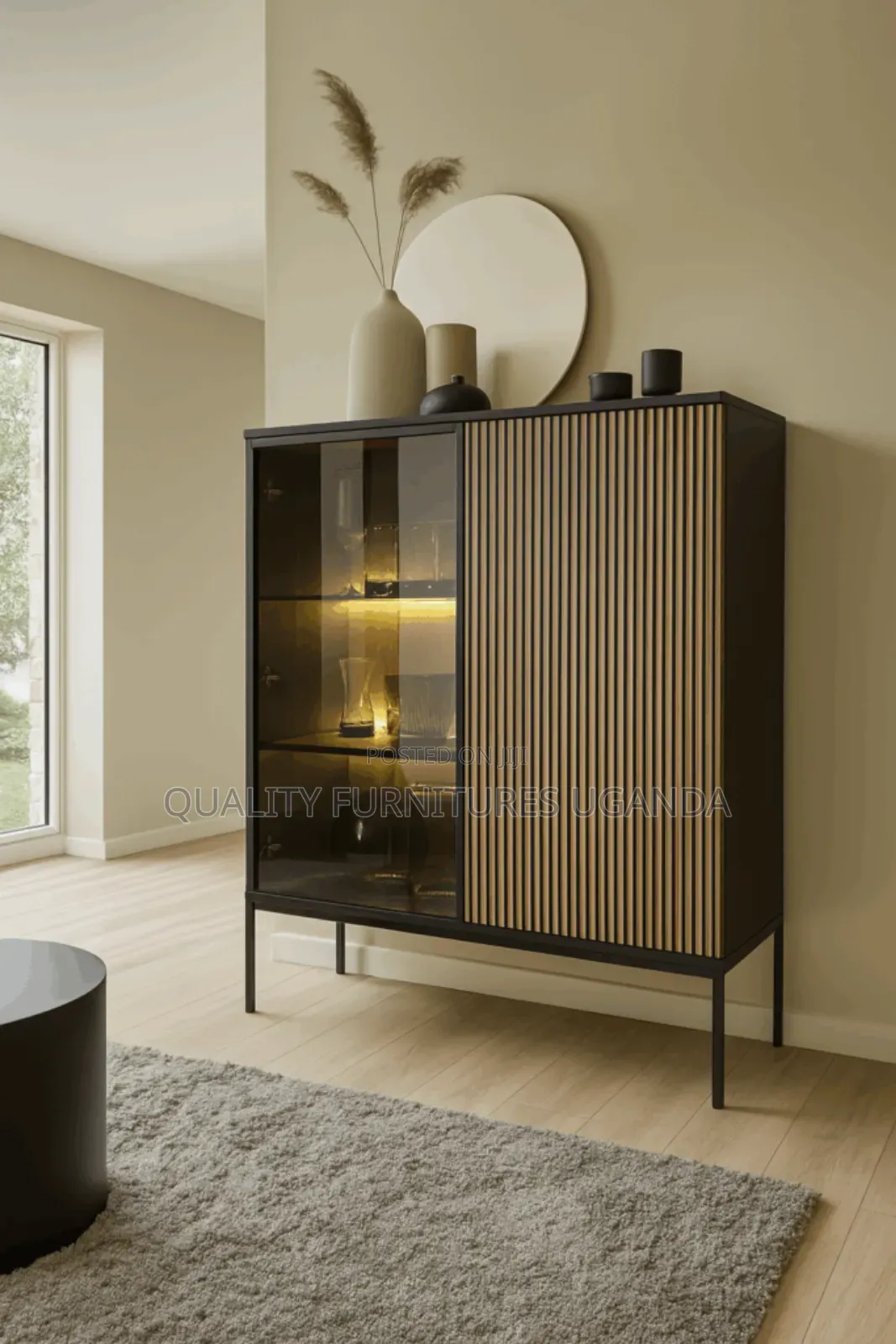 Side Board in Chocolate Color