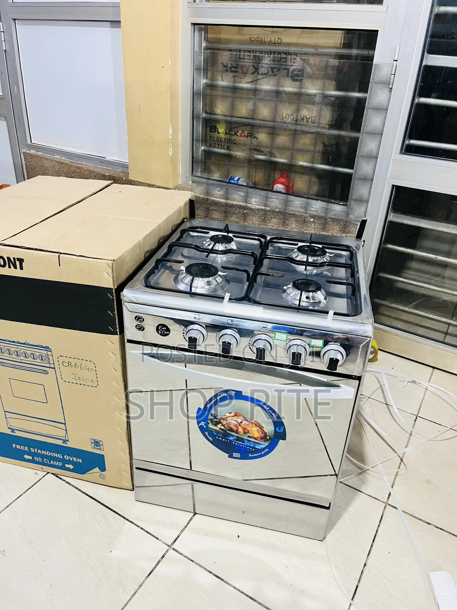 Brand New Ambassador 4 Gas Bunners Cooker