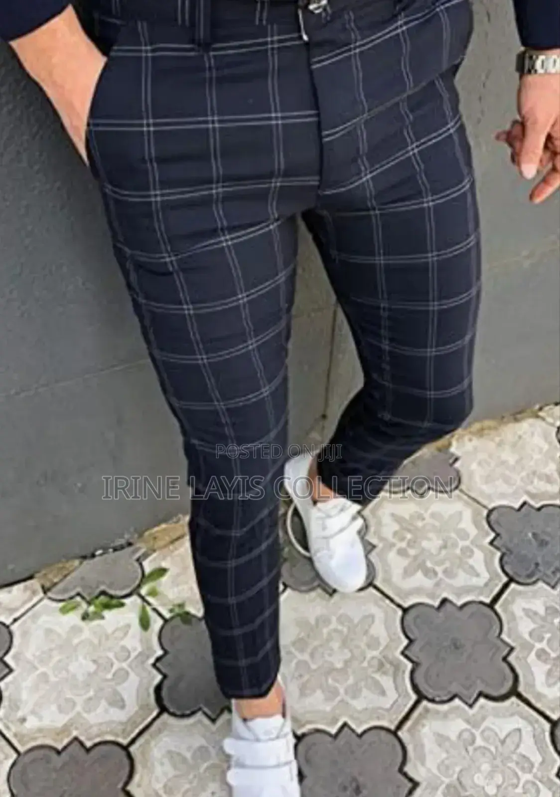 Men's Checked Trousers