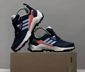 Classic Men’S Black/Orange Adidas Terrex Ax4 Hiking Sneakers