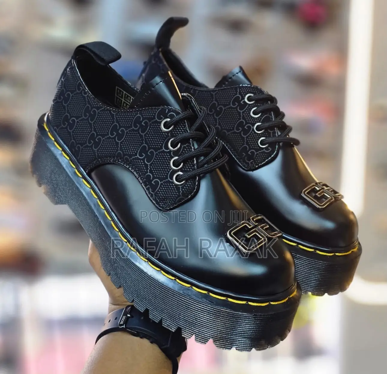 Original Dr.Martens X Gucci Chunky High Sole Oxford Shoes
