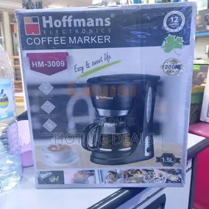 Hoffmans Original 1.5l Filter 6 Cups Electric Coffee Maker Machine