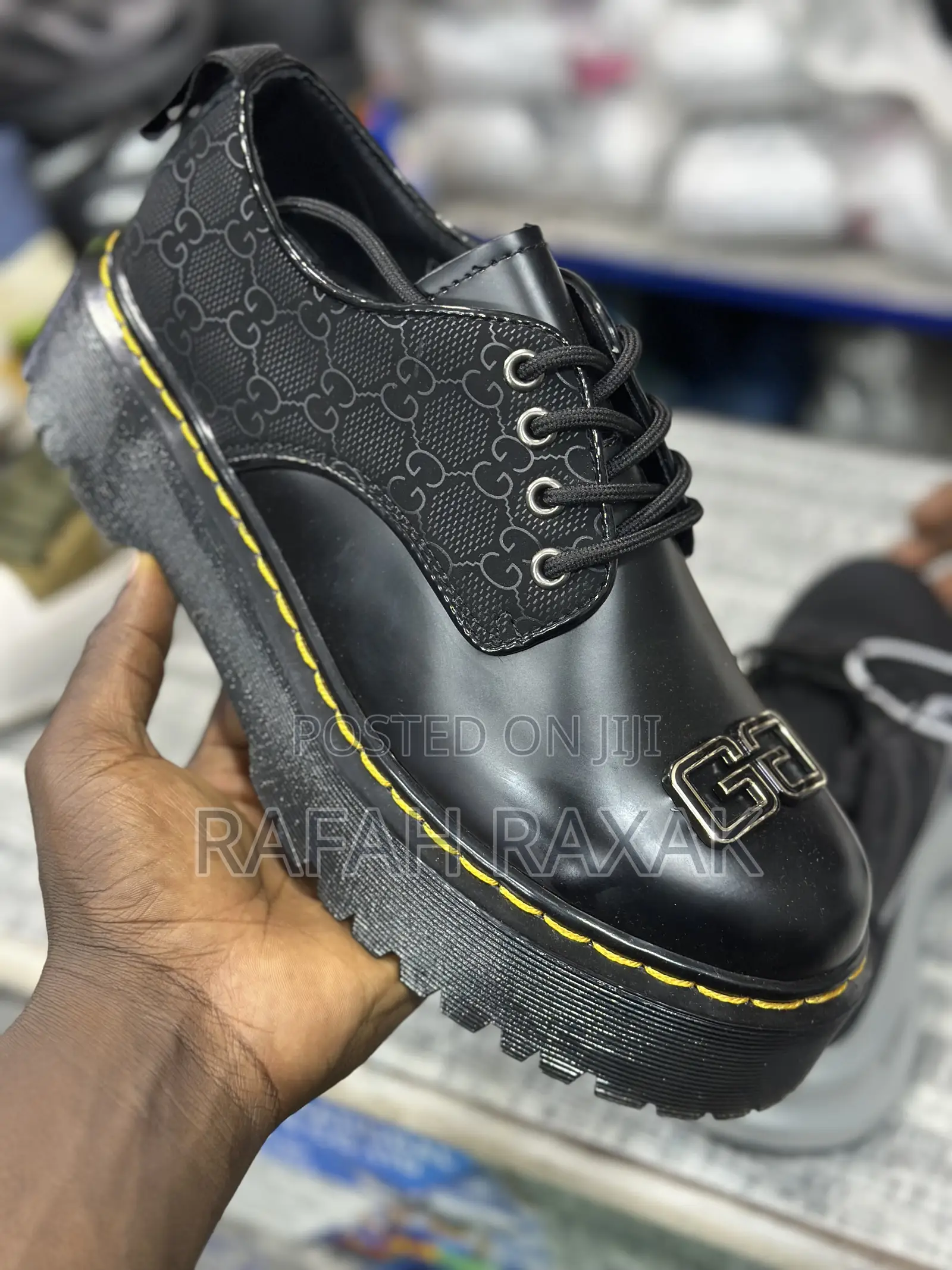 New Classic Dr.Martens X Gucci Thick High Oxford Shoes