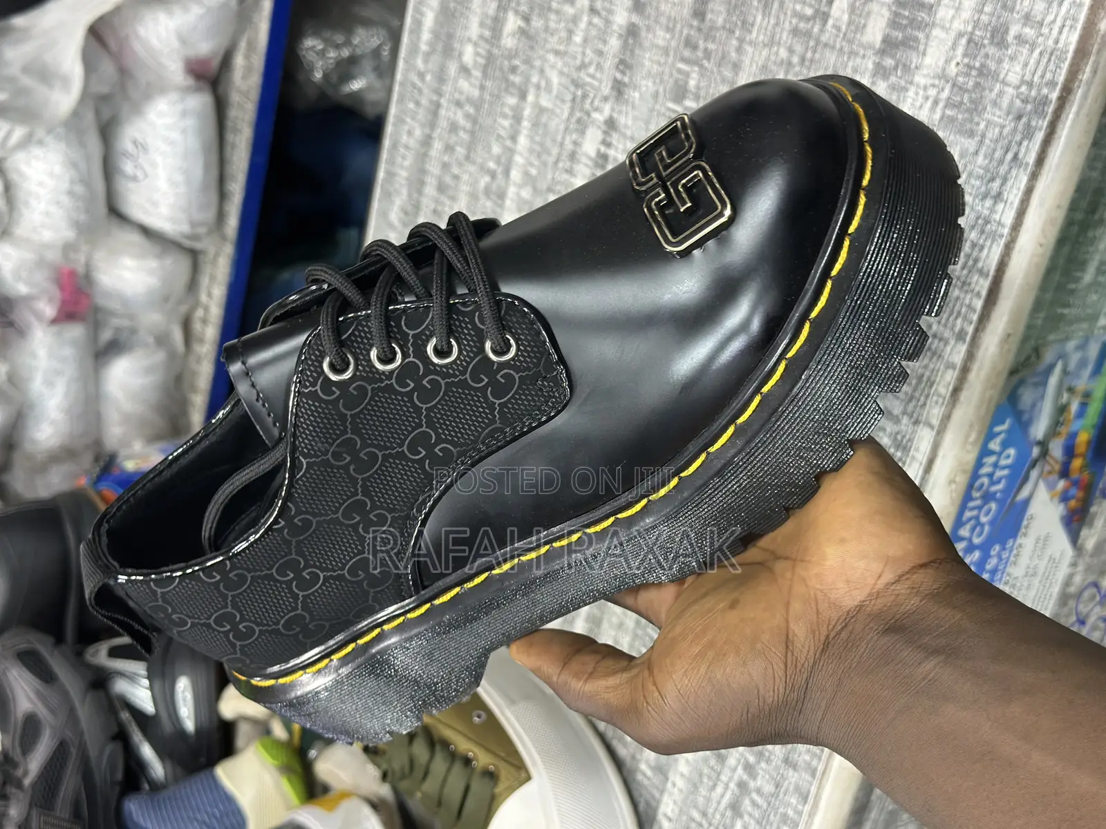 New Classic Dr.Martens X Gucci Thick High Oxford Shoes