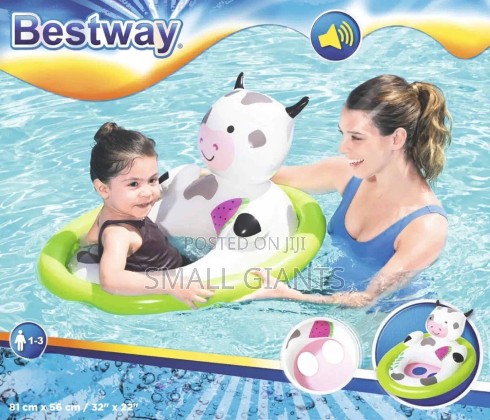 Bestway Lil' Animal Baby Pool Float(1-3years)