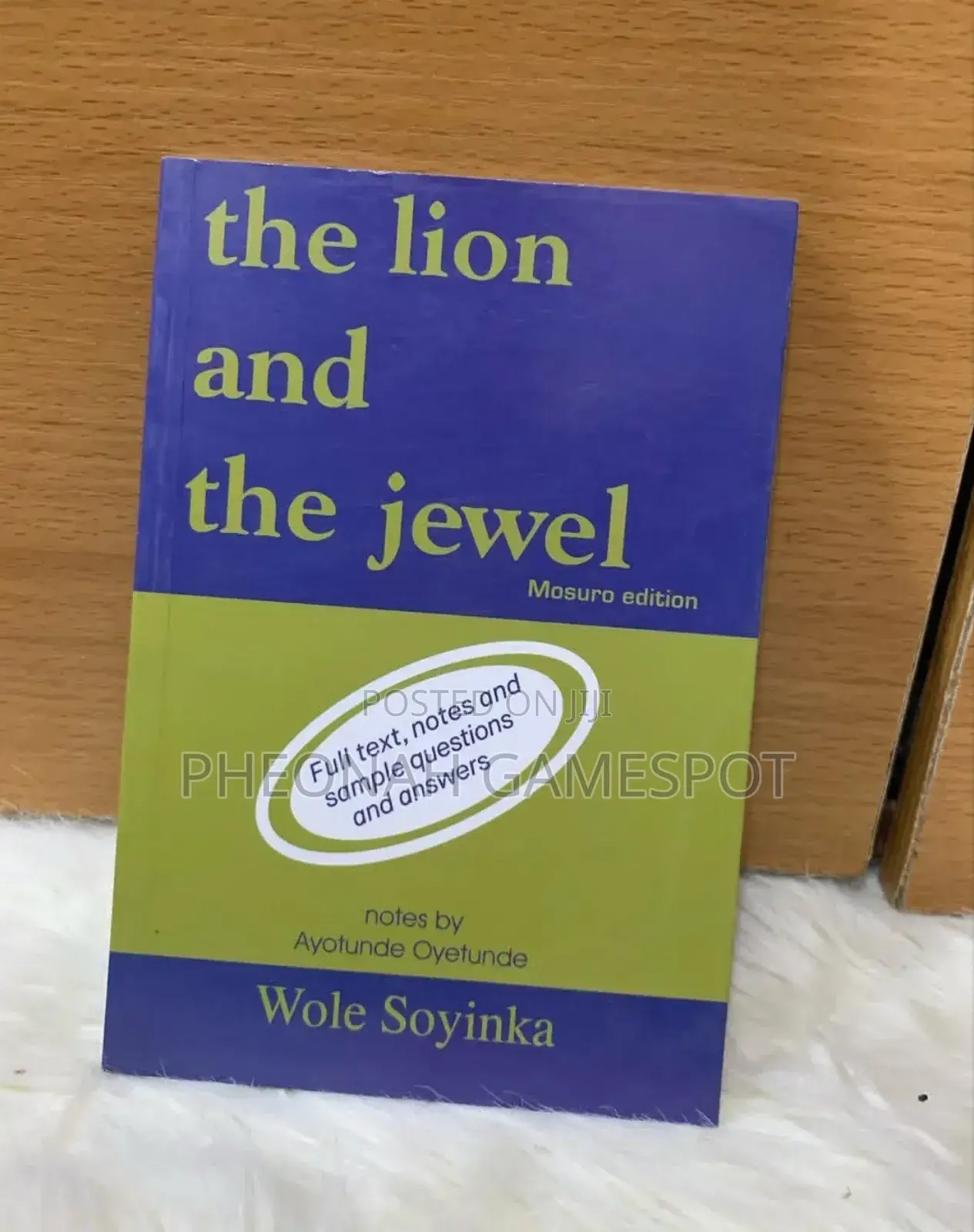 The Lion and the Jewel: Proper Drama! Read and Get More Knowledge