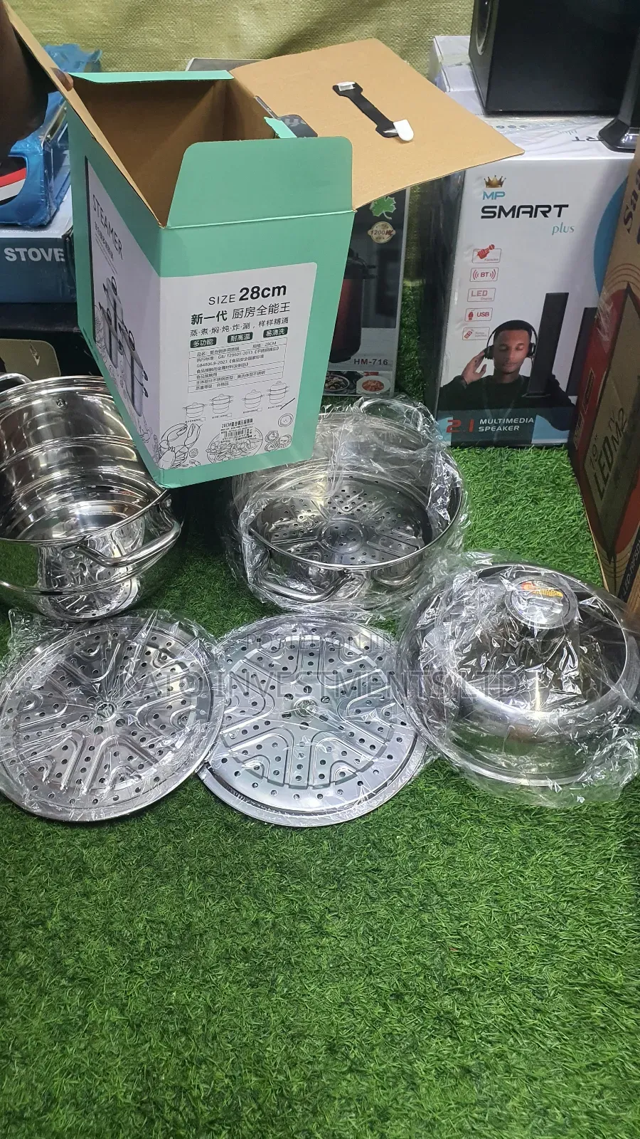 Cooking Pot 28cm Steamer Stainless Steel