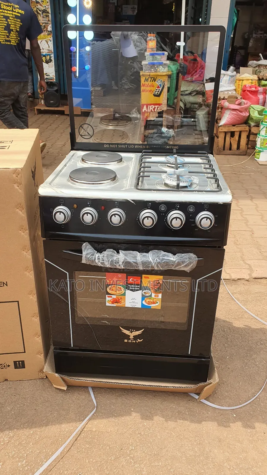Sony 60 By 50 Size 2 + 2 Free Standing Gas Cooker With Electric Oven