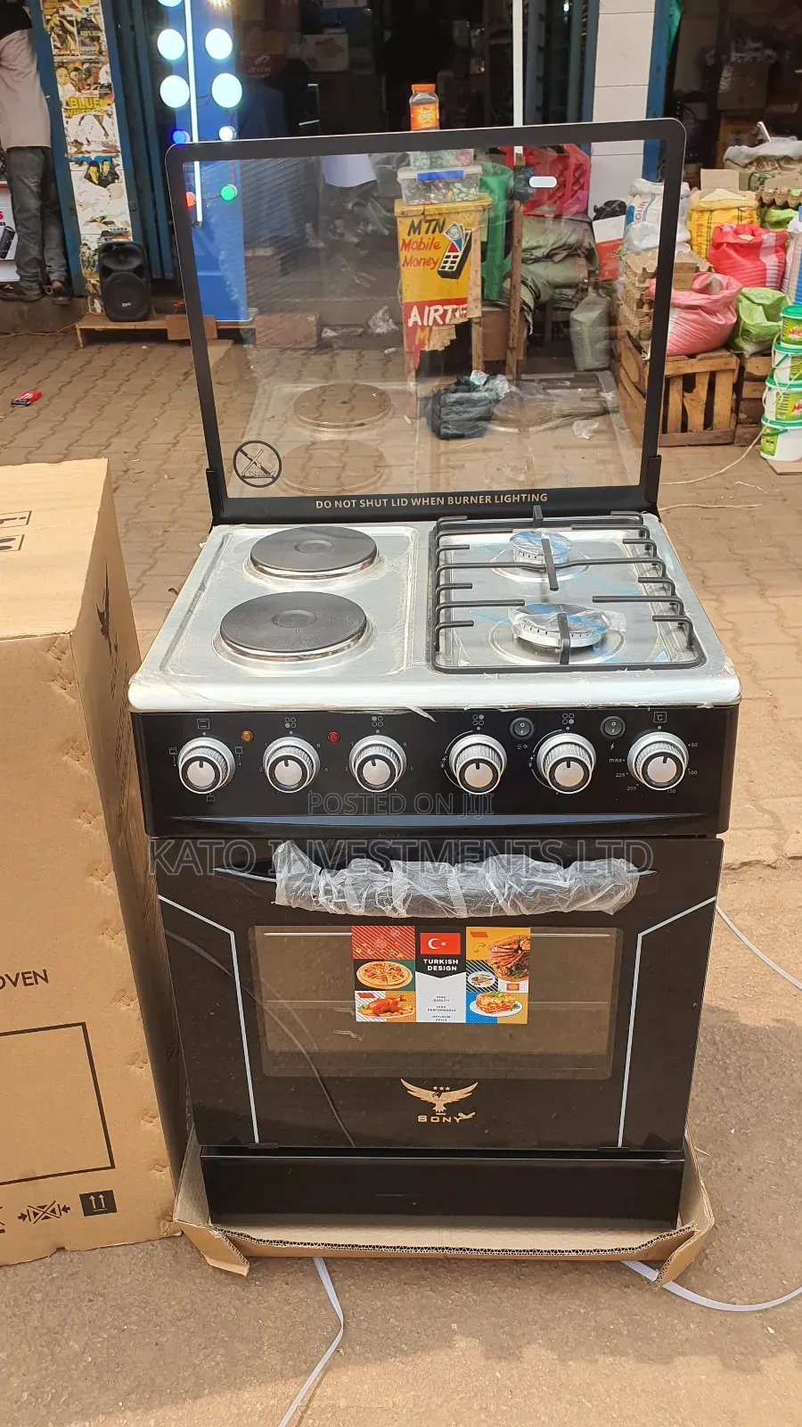 Sony 60 By 50 Size 2 + 2 Free Standing Gas Cooker With Electric Oven
