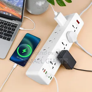 10 Ways Power Socket ,5 Usb-a ,1 Usb C,2m Cable Length