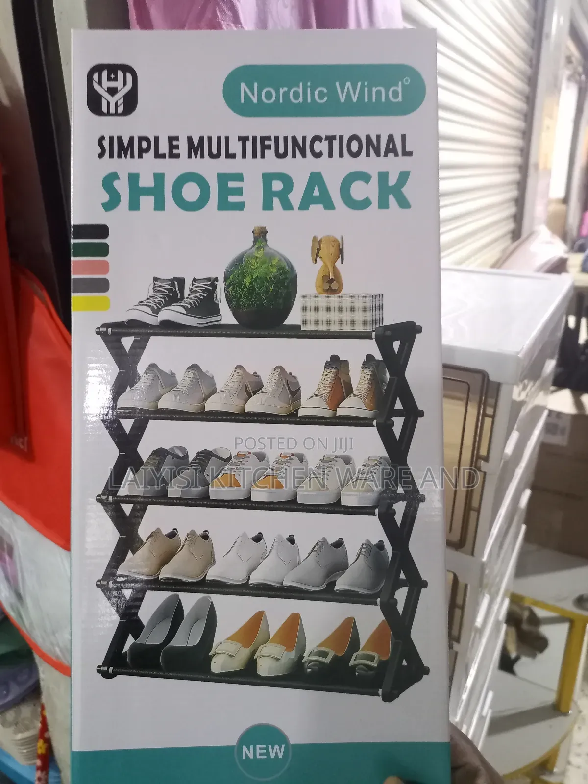 Simple Ready-to-assemble Strong Shoe Rack