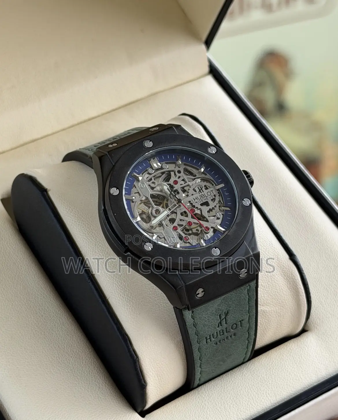 Mechanical Mens Hublot Leather Watches
