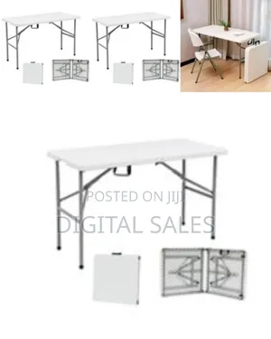 4 Foot Portable Plastic Folding Multipurpose Picnic Table