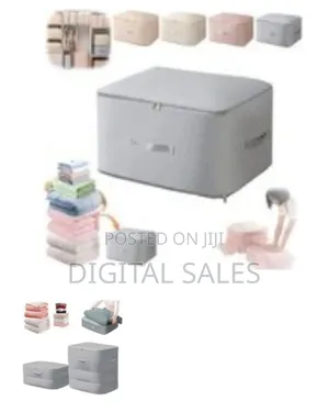 Large Capacity Foldable Storage Organizers for Clothing and Bedding