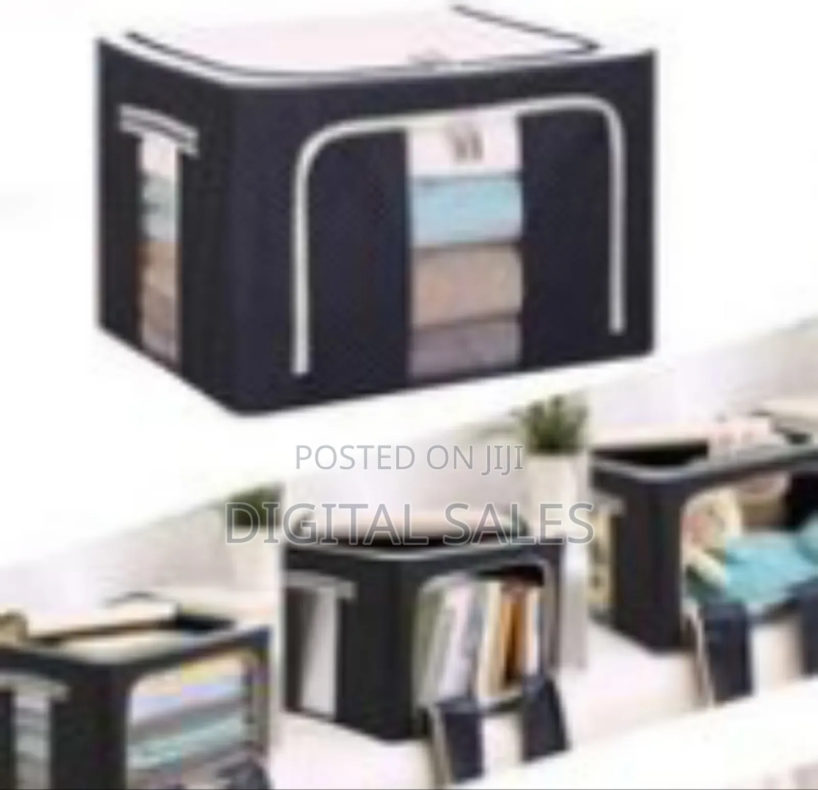 Heavy-Duty Foldable Under-Bed/Closet Storage Organizers (Set of 3)