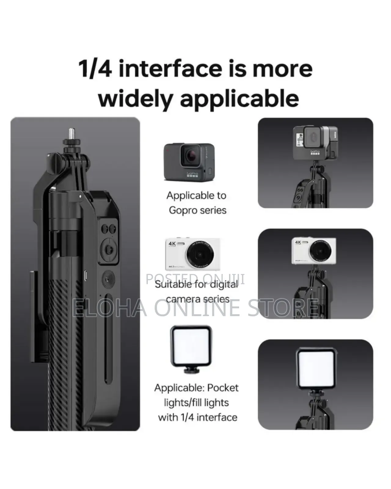C12 Ai Face-Tracking Tripod Selfie Stick