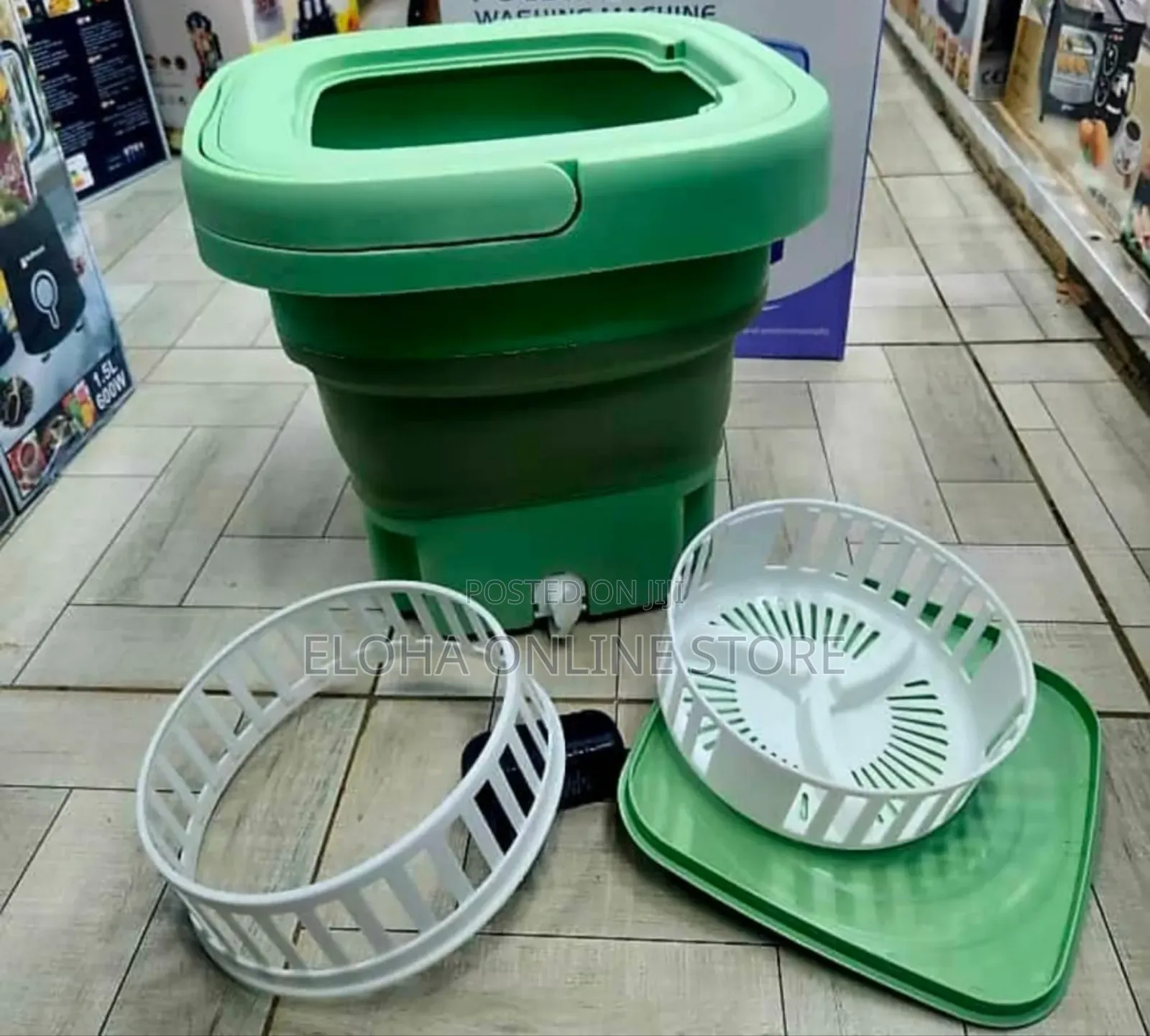 Portable Folding Mini Washing Machine, 9l Capacity