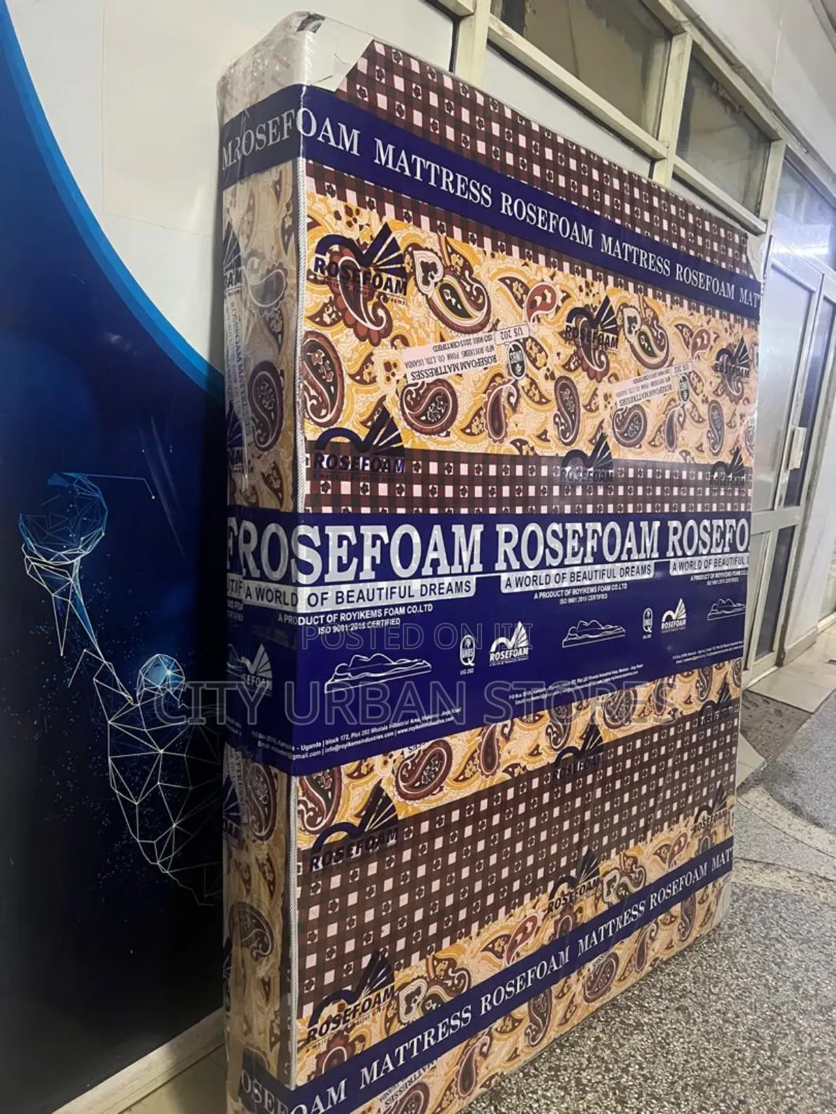 Rosefoam 5x8 Inches Tape Edge Mattress